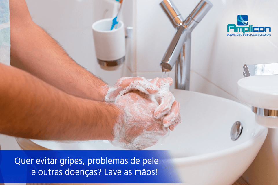 Quer evitar gripes, problemas de pele e outras doenças? Lave as mãos! 